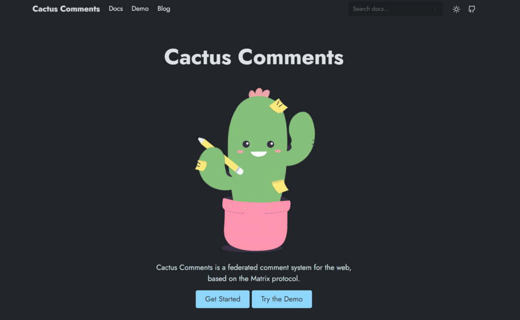 6 Tools zur Nutzung von Kommentaren auf einer statischen Website 11 Cactus Comments