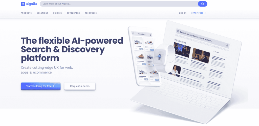 5 Tools für die Suche auf einer statischen Website 7 Algolia