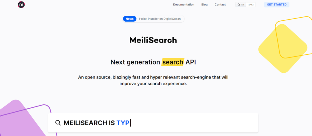 5 Tools für die Suche auf einer statischen Website 8 MeiliSearch