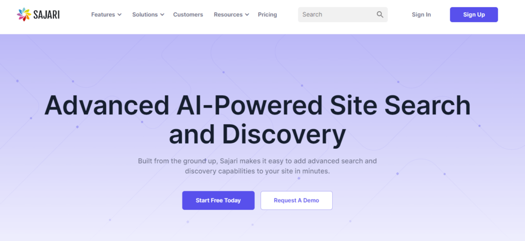 5 Tools für die Suche auf einer statischen Website 10 Sajari