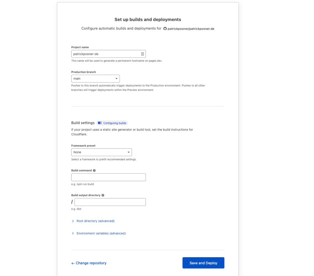 Wie ich diese statische Website erstellt habe 39
