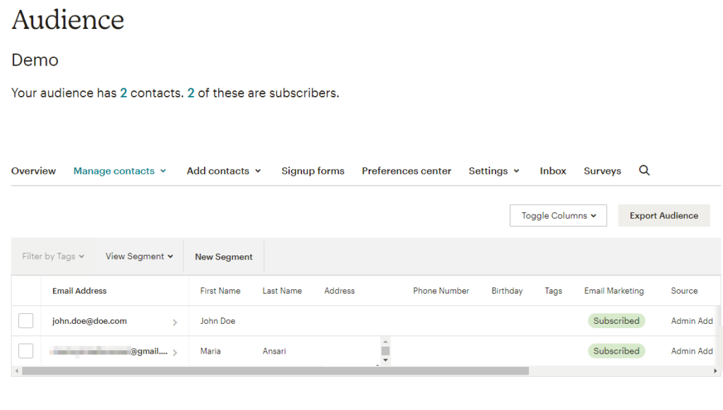 Was ist IFTTT und wie können Sie es mit Simply Static Pro verwenden? 32 Mailchimp list