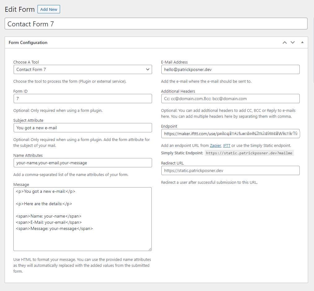 Was ist IFTTT und wie können Sie es mit Simply Static Pro verwenden? 25 IFTTT endpoint