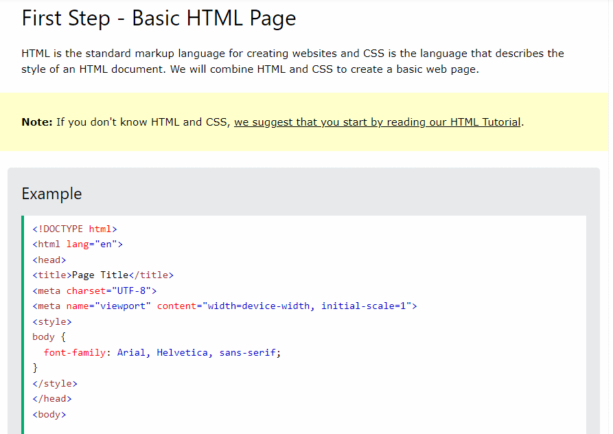 HTML vs. WordPress-Website: Was ist das Richtige für Sie? 18 html page