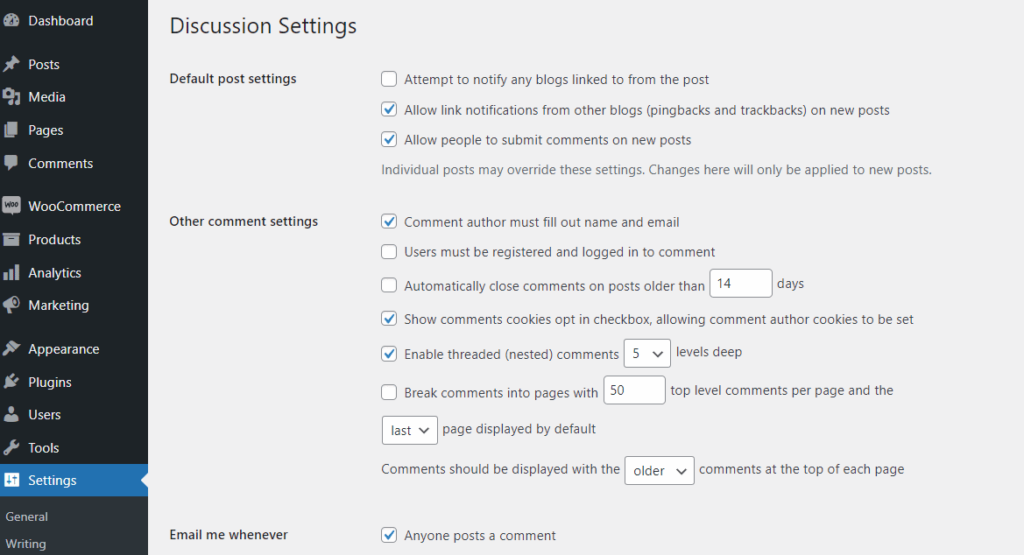 HTML vs. WordPress-Website: Was ist das Richtige für Sie? 25 wordpress settings