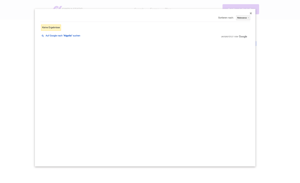 Suche auf einer statischen Website mit Google CSE aktivieren 18 Suche auf einer statischen Website mit Google CSE aktivieren 18