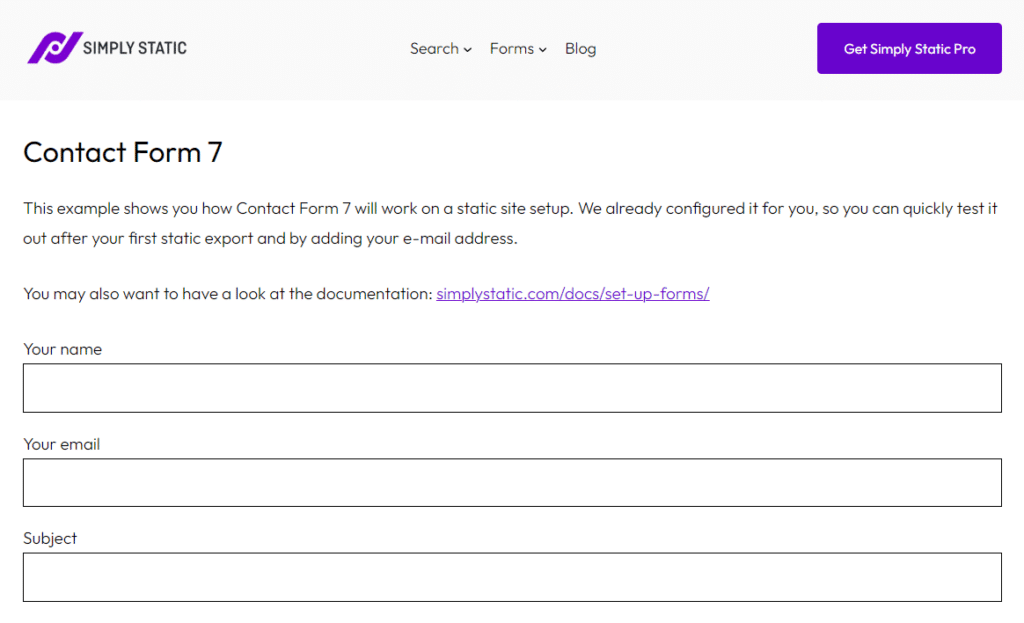 So erstellst du eine statische Website (ganz einfach) 12 static website forms