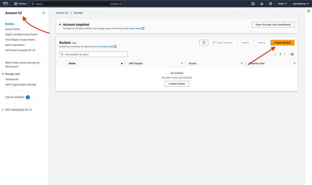 So richten Sie AWS-WordPress-Hosting im Jahr 2023 ein 23 aws wordpress hosting create bucket