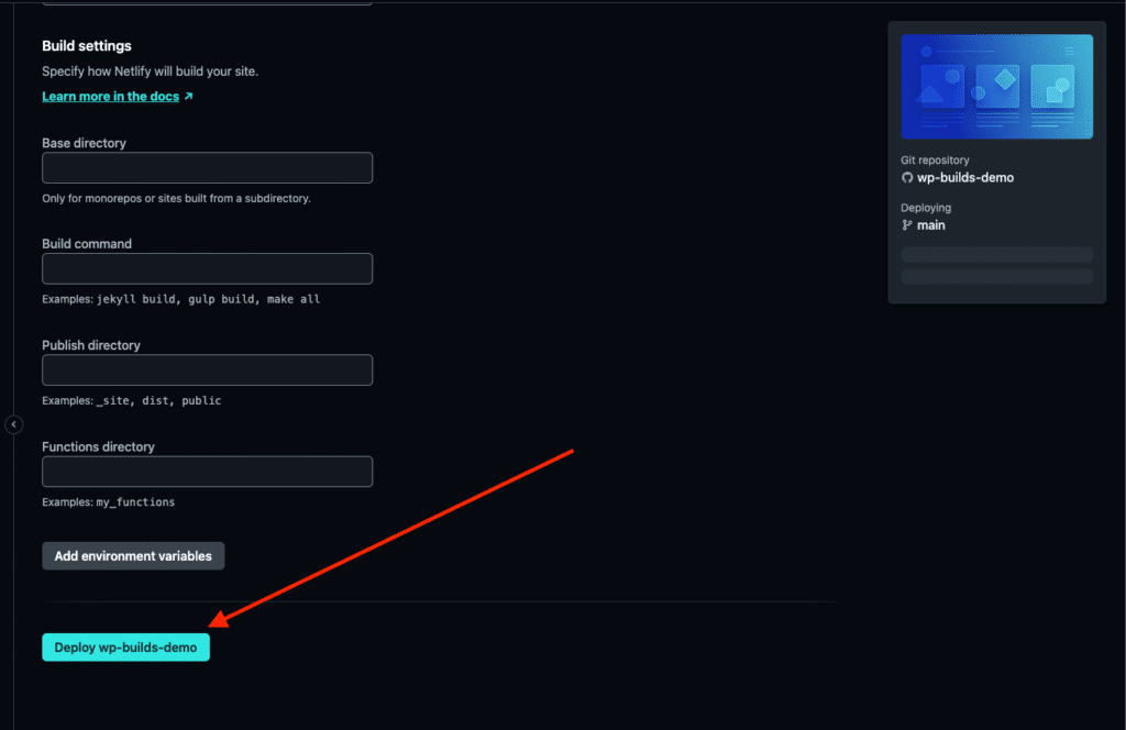 So hosten Sie WordPress auf Netlify 30 deploy build