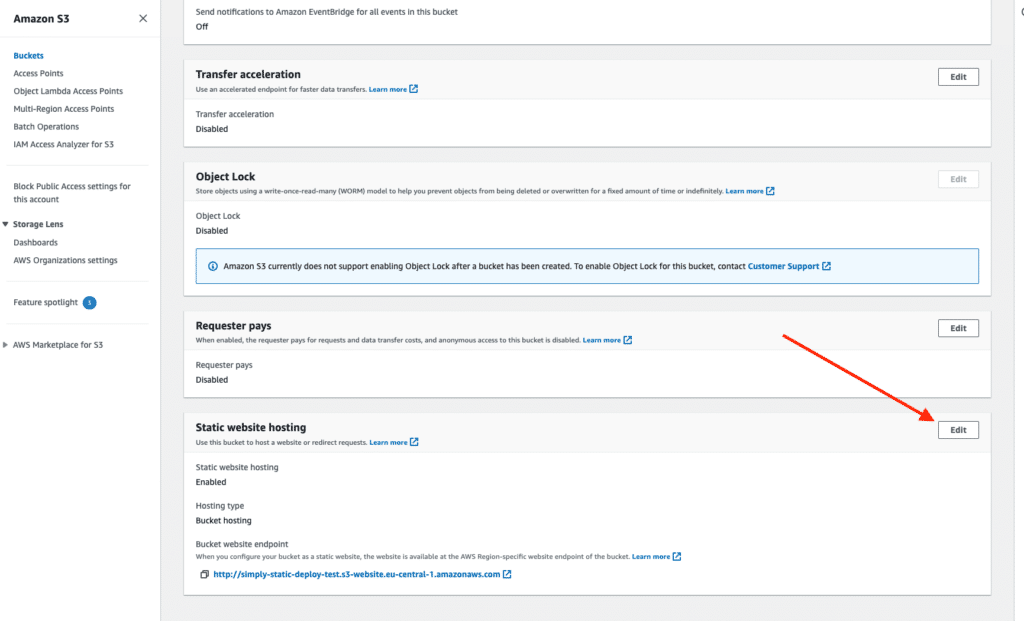 So richten Sie AWS-WordPress-Hosting im Jahr 2023 ein 29 aws edit static site hosting