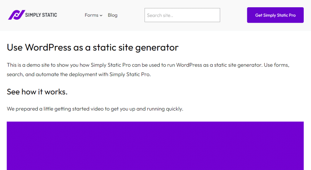 So verwenden Sie Cloudflare Pages mit WordPress 22 static wordpress simply static