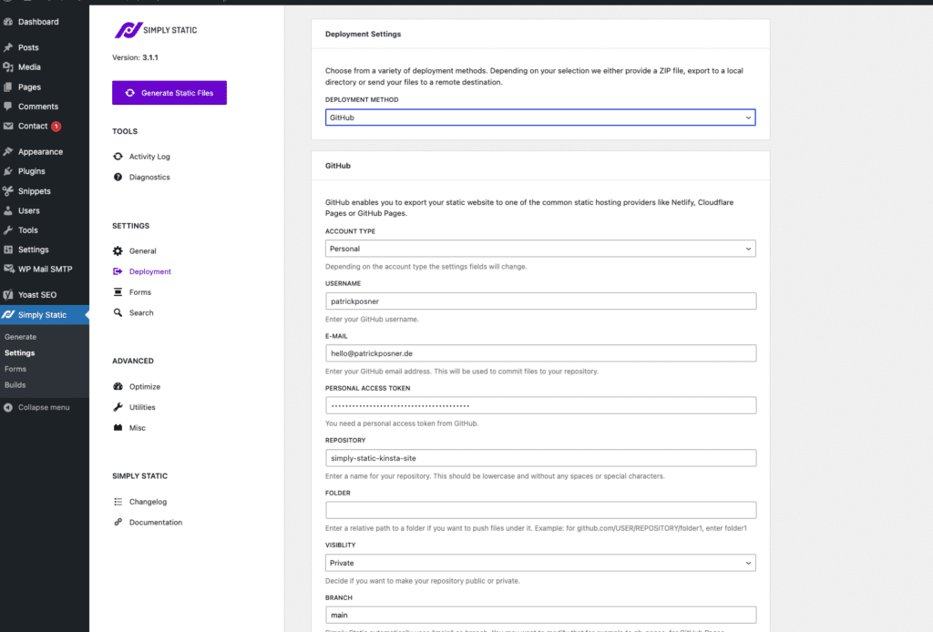 So hosten Sie Ihre statische Website auf Kinsta 25 simply static github kinsta