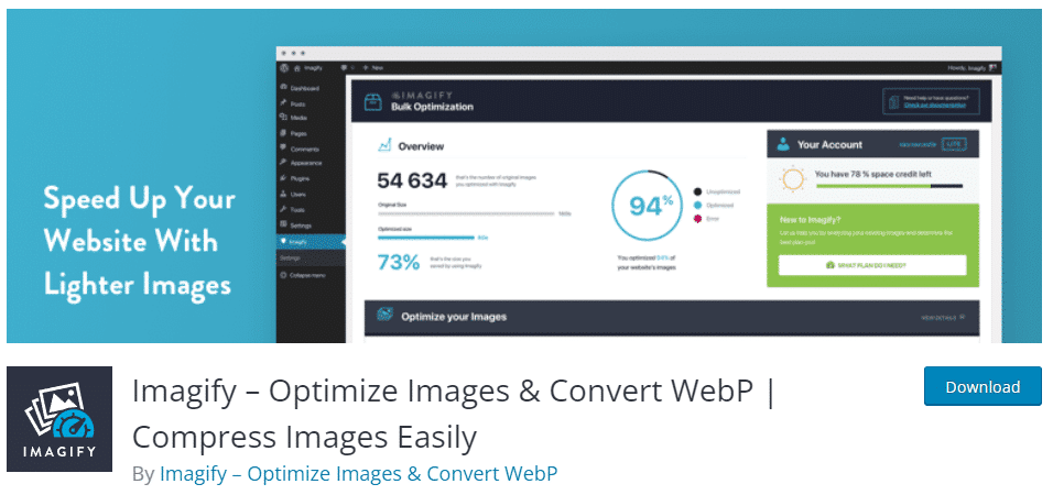 15 alternative Tools zur Optimierung der Website-Geschwindigkeit, die Sie nutzen können 33 imagify