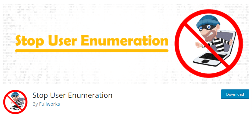 15 der besten WordPress-Sicherheits-Plugins 26 Stop User Enumeration