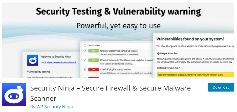 15 der besten WordPress-Sicherheits-Plugins 23 security ninja