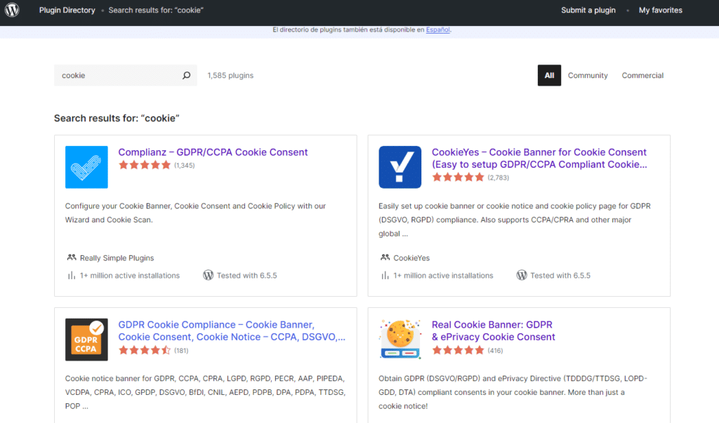 Cookie-Consent-Plugins für statische Websites 19 cookie consent plugins wordpress