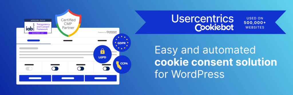 Cookie-Consent-Plugins für statische Websites 27 cookiebot banner