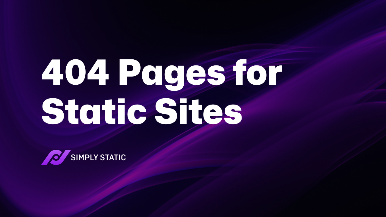 404-Seiten für statische Websites