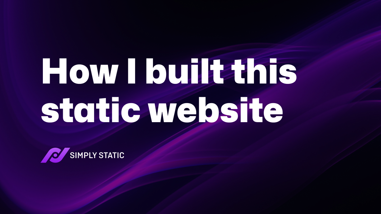 Wie ich diese statische Website erstellt habe
