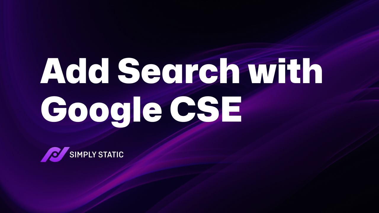 Suche auf einer statischen Website mit Google CSE aktivieren 5 Suche auf einer statischen Website mit Google CSE aktivieren