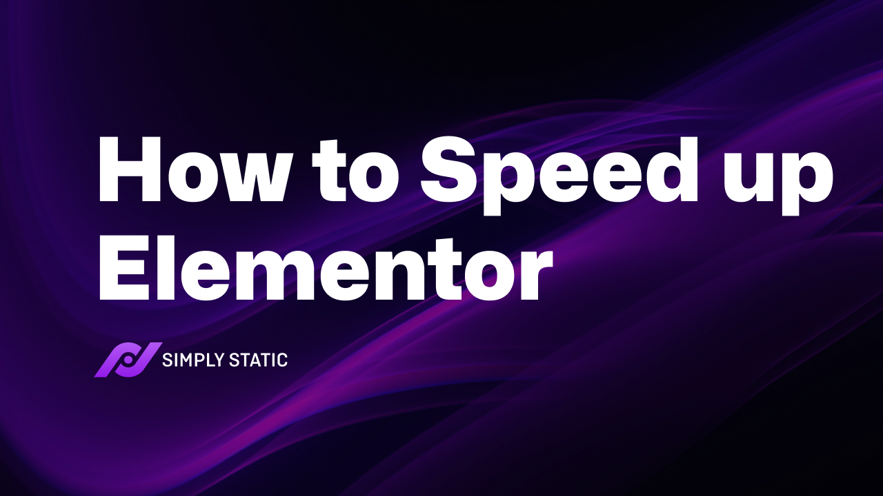 So beschleunigen Sie Elementor 4 So beschleunigen Sie Elementor