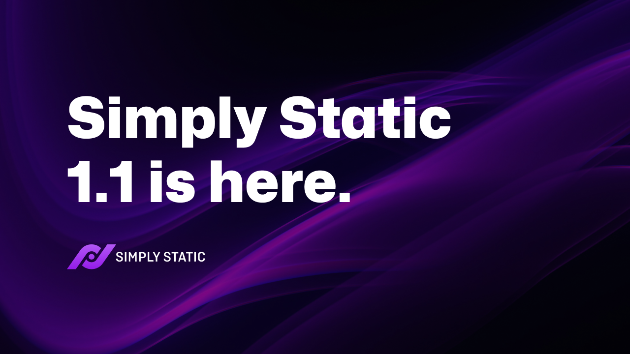 Simply Static 1.1 ist da!