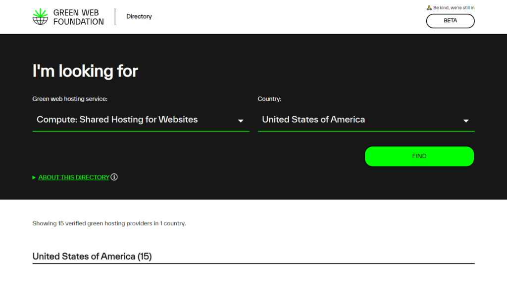 So erstellen Sie eine klimaneutrale Website 19 green hosting directory