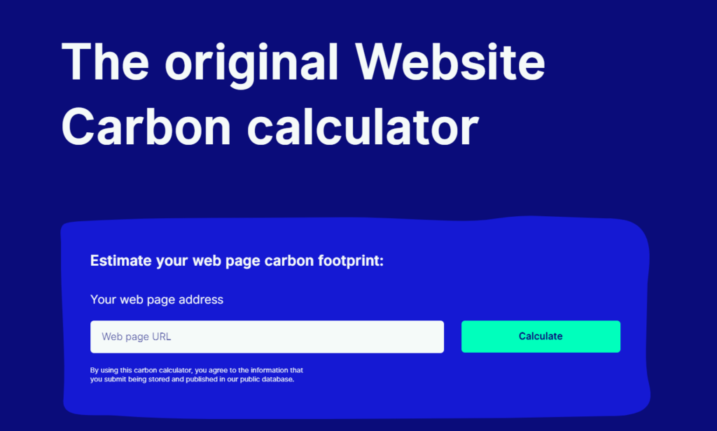So erstellen Sie eine klimaneutrale Website 16 website carbon calculator