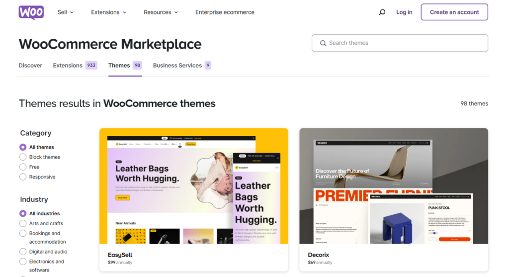 Ecwid vs. WooCommerce: Welches sollten Sie verwenden? (Ausgabe 2026) 34 woocommerce themes