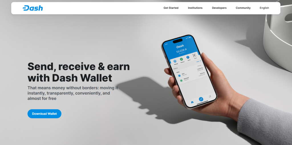 10 Beispiele für statische Websites für 2026 (& So richten Sie Ihre ein) 49 dash wallet static site example