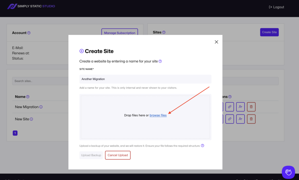 Simply Static Studio – Migration 8 Simply Static Studio – Migration 8