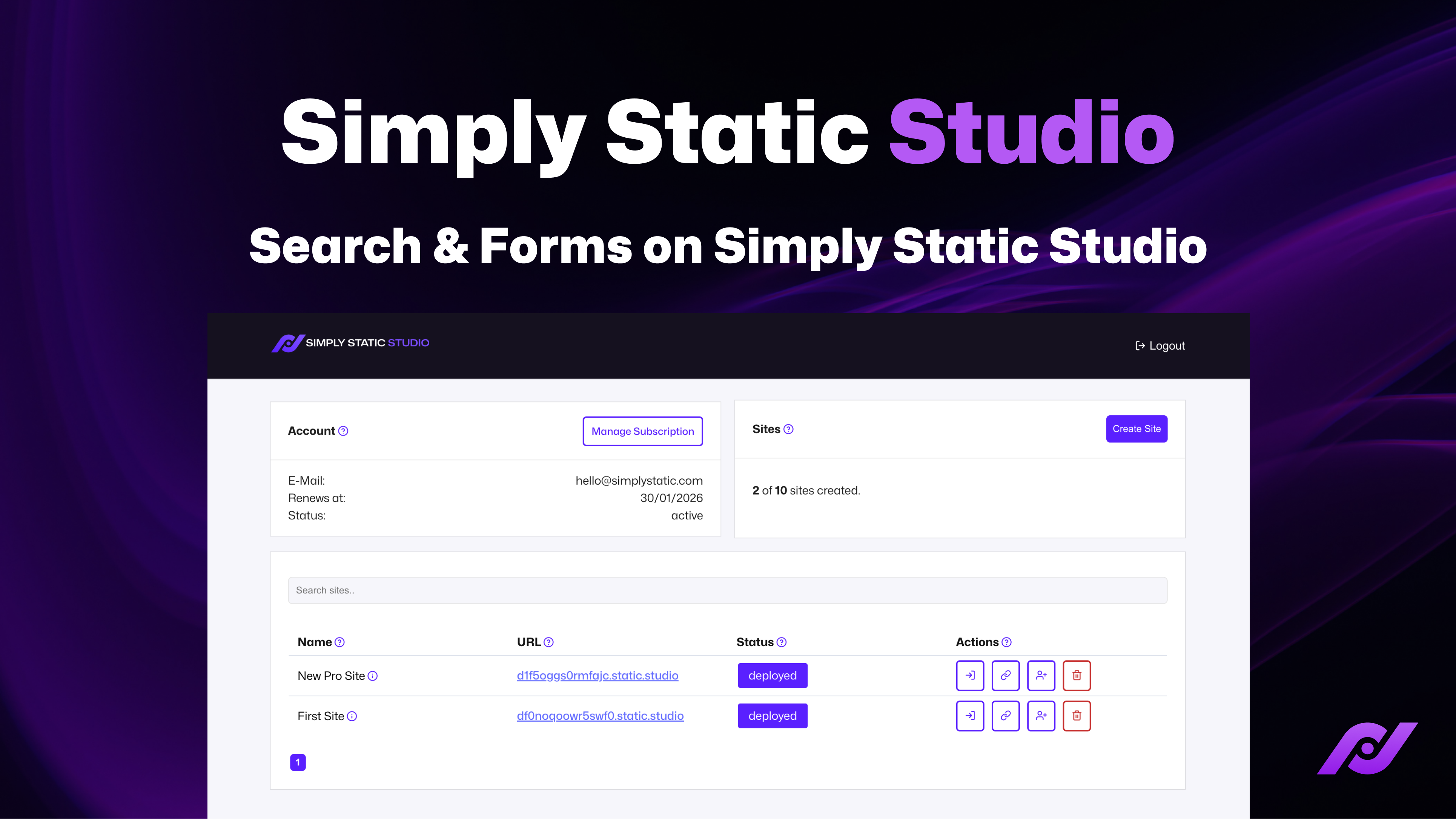 So verwenden Sie Formulare und die Suche mit einer statischen Website 6 So verwenden Sie Formulare und die Suche mit einer statischen Website