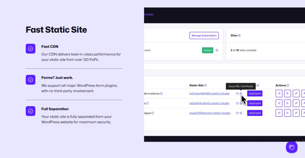 Warum statisches WordPress-Hosting sicherer ist als Ihre aktuelle Hosting-Konfiguration 26 static website simply static studio