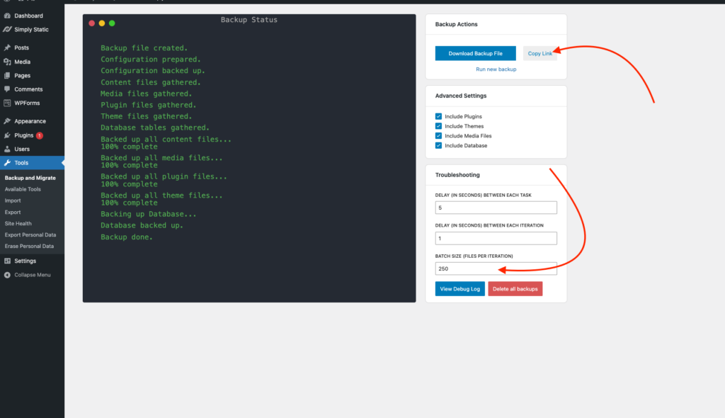 Static Studio – Domains, Logs und Import-Links 6 Static Studio – Domains, Logs und Import-Links 6