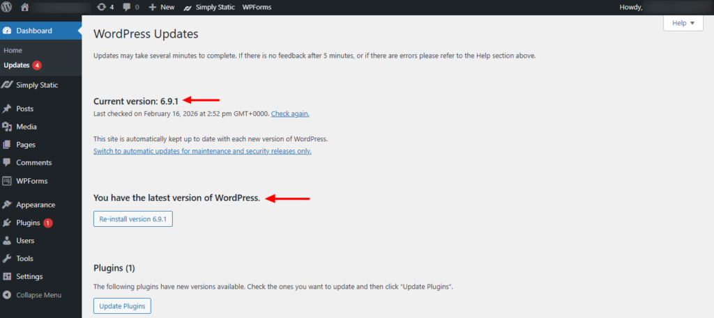 So sichern Sie eine WordPress-Website im Jahr 2026 umfassend ab 19 wordpress version