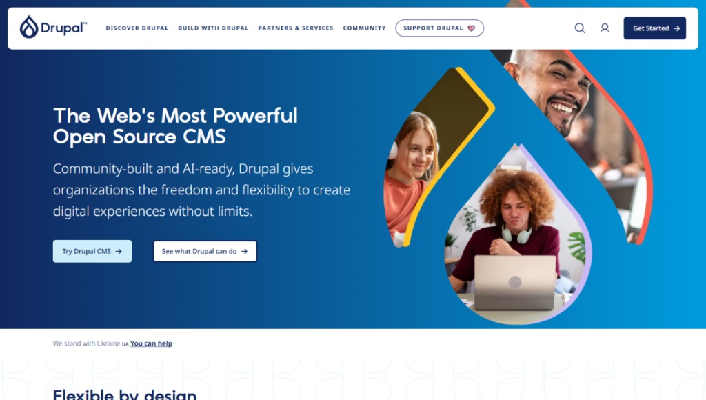 WordPress-Alternativen, die keinen Neuanfang bedeuten 23 drupal
