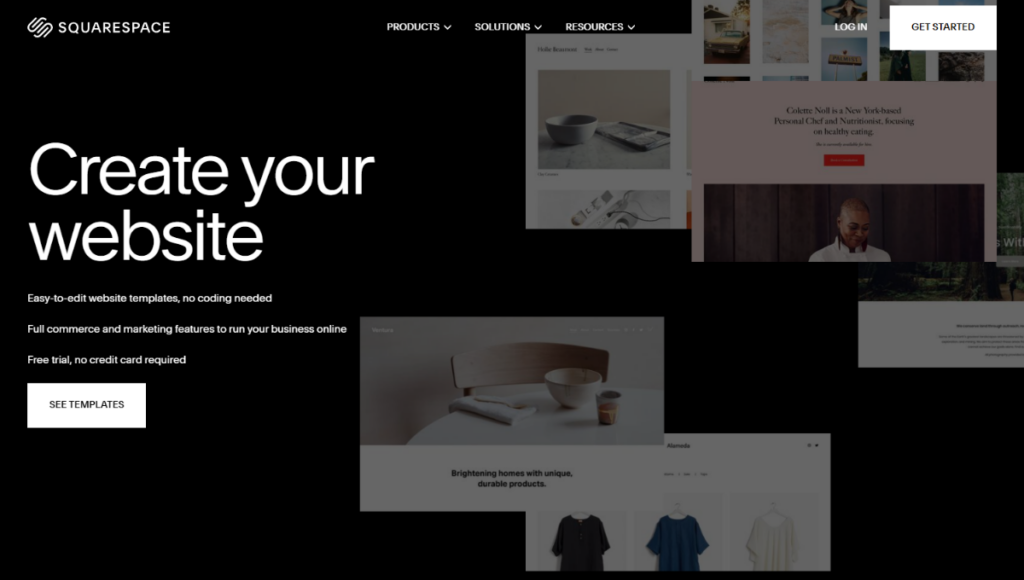 WordPress-Alternativen, die keinen Neuanfang bedeuten 20 squarespace