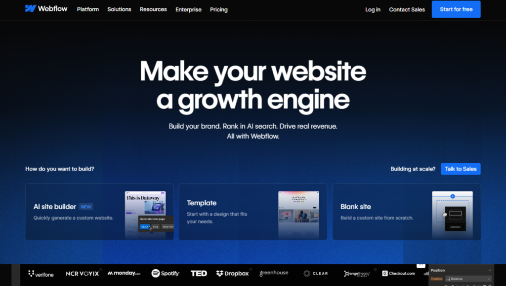 WordPress-Alternativen, die keinen Neuanfang bedeuten 22 webflow