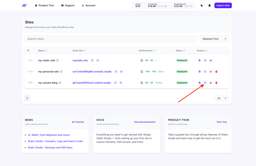 Der Unterschied zwischen Caching und statischem WordPress 14 site push