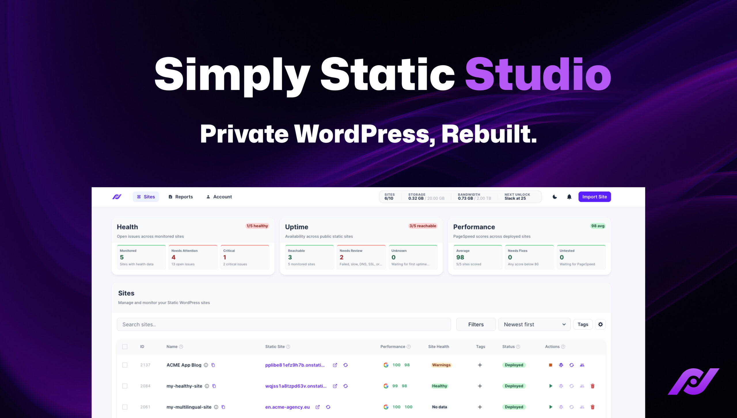 Static Studio – Privates WordPress, neu entwickelt 2 Static Studio – Privates WordPress, neu entwickelt